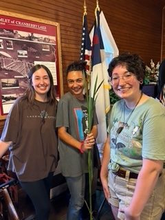 ESF ethnobotany student discuss the many spiritual, medicinal, and nutritional values of local herbs and plants.